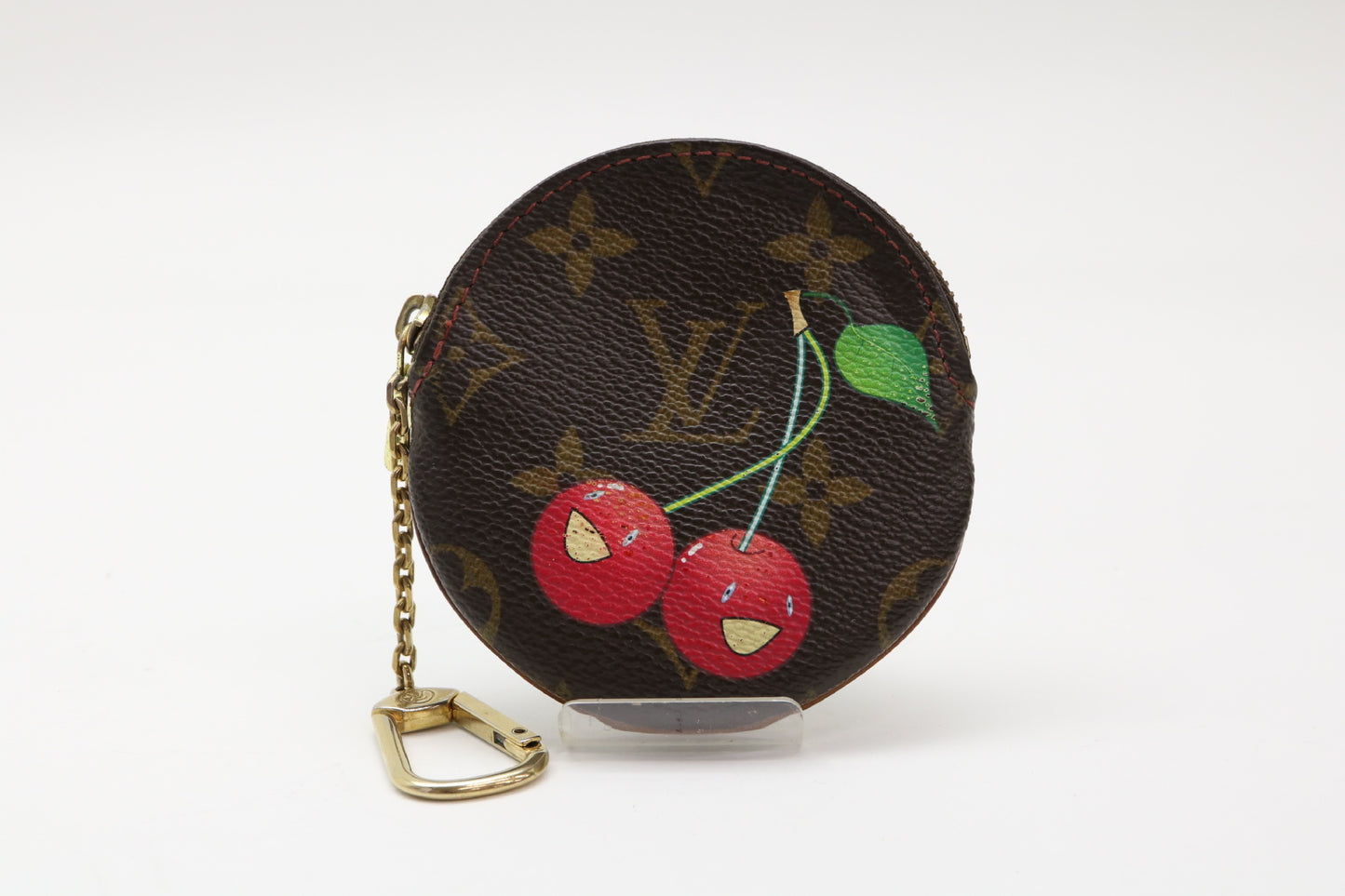 LOUIS VUITTON Monogram Cherry Coin Case