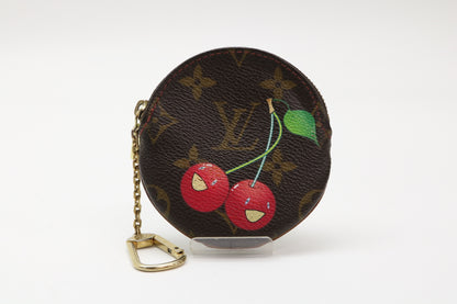 LOUIS VUITTON Monogram Cherry Coin Case