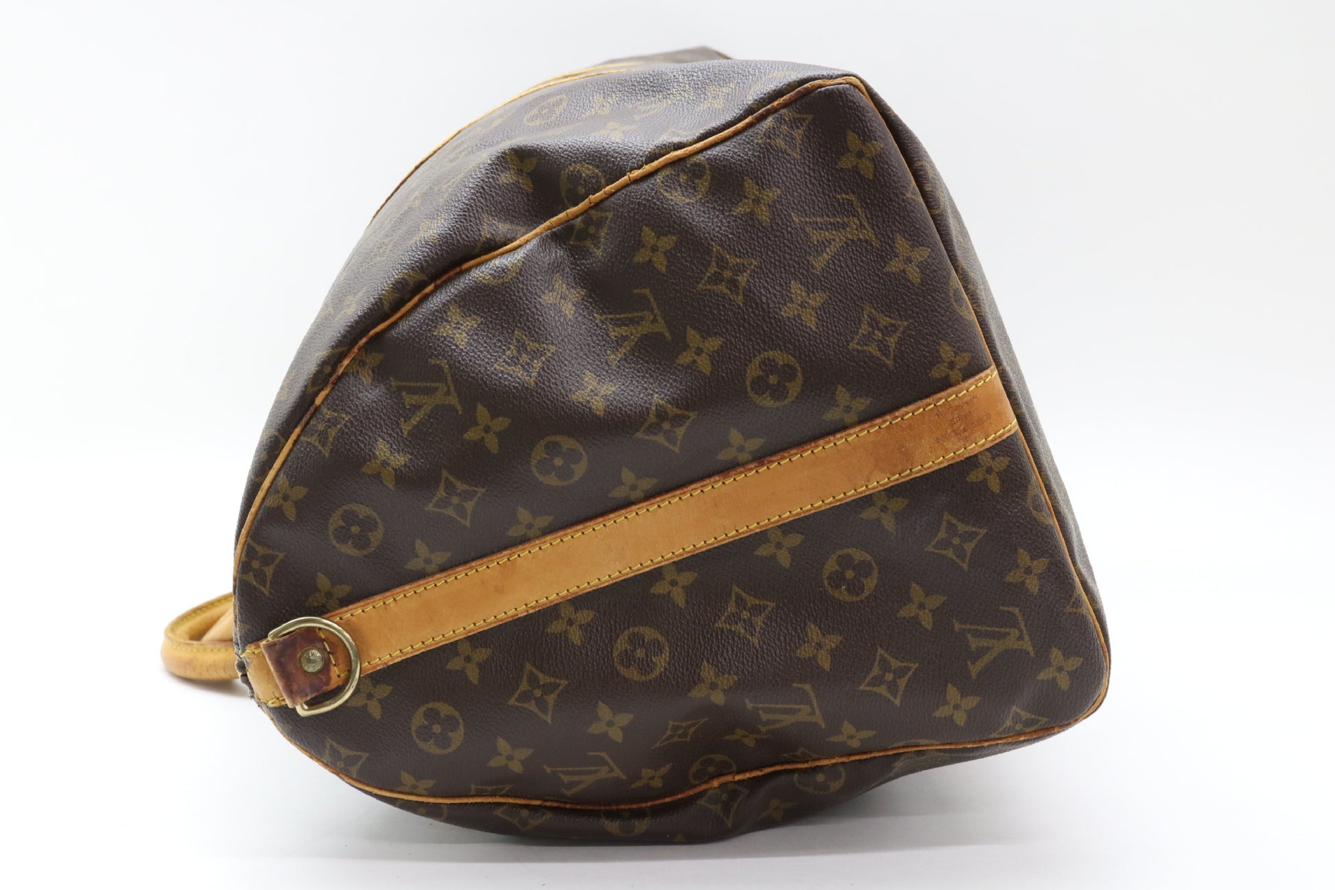 LOUIS VUITTON Monogram Keepall Bandouliere 55 Boston Bag