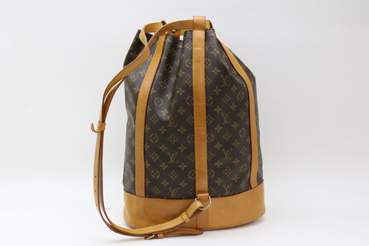 LOUIS VUITTON Monogram Randonne GM Shoulder Bag