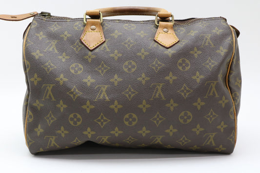 LOUIS VUITTON Monogram Speedy 30 Handbag
