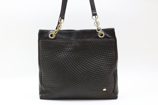 BALLY quilted leather shoulder bag
