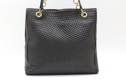 BALLY quilted leather shoulder bag