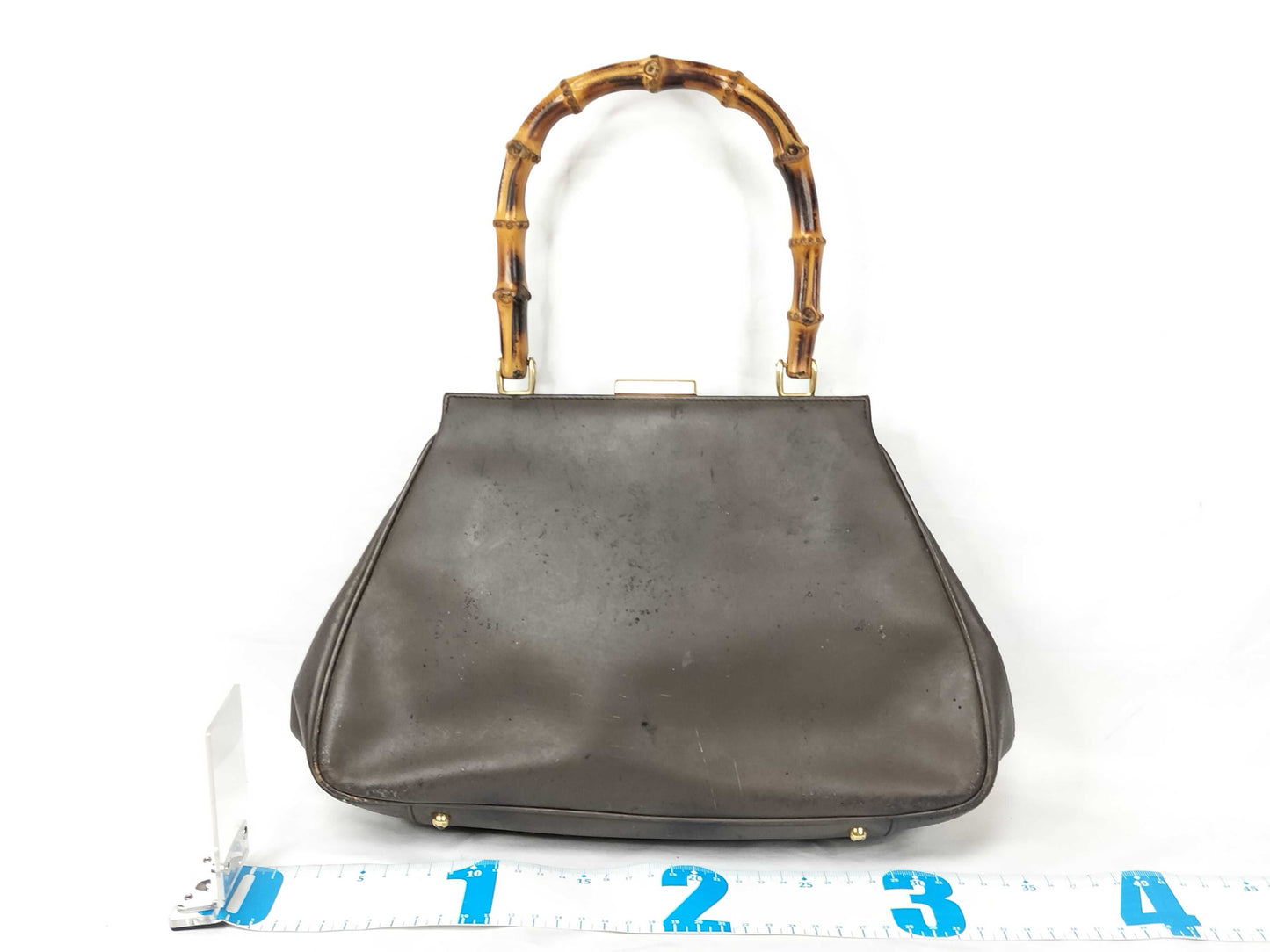 GUCCI Bamboo Gucci Bamboo Clasp Handbag