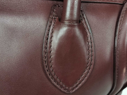 CELINE Luggage Bordeaux Handbag