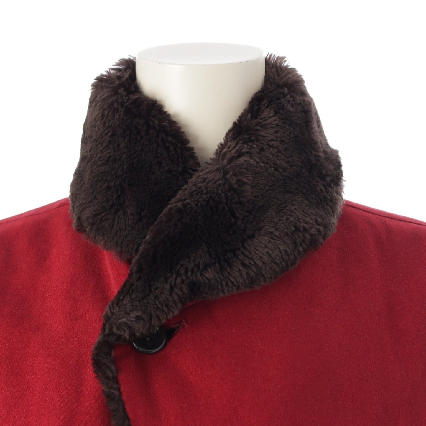 Dior Vintage Dior Fur Coat Dark Brown Red Coat