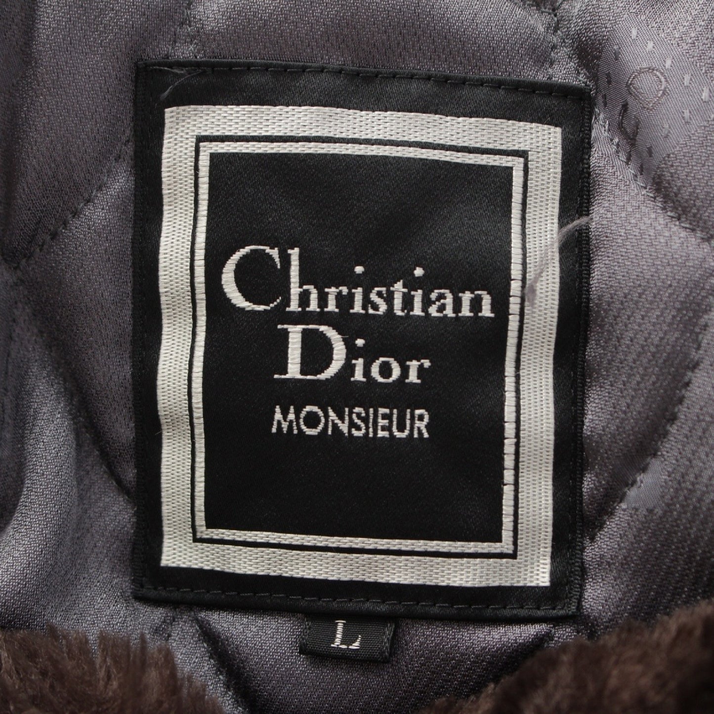Dior Vintage Dior Fur Coat Dark Brown Red Coat
