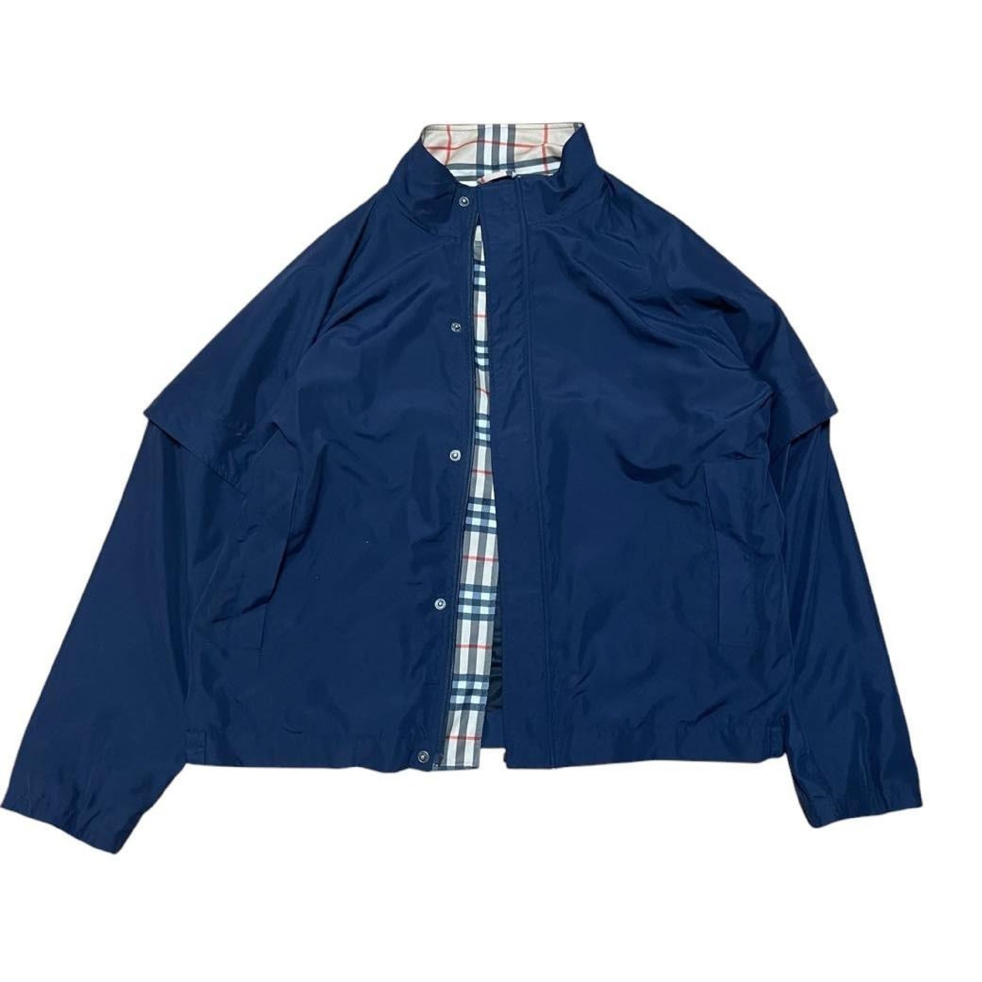 BURBERRY Vintage Golf CheckSwing Top M Jacket