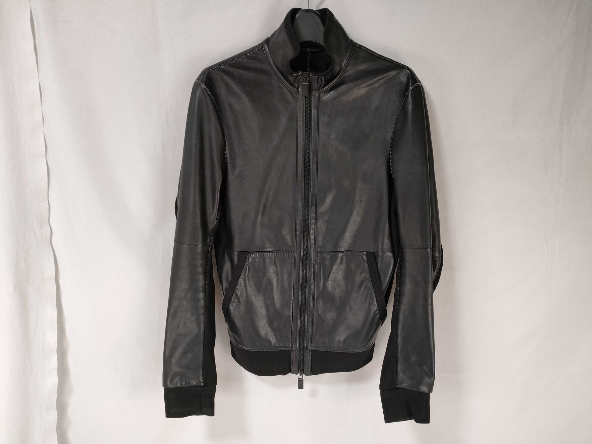 EMPORIO ARMANI Leather Rider's Jacket ICON 44