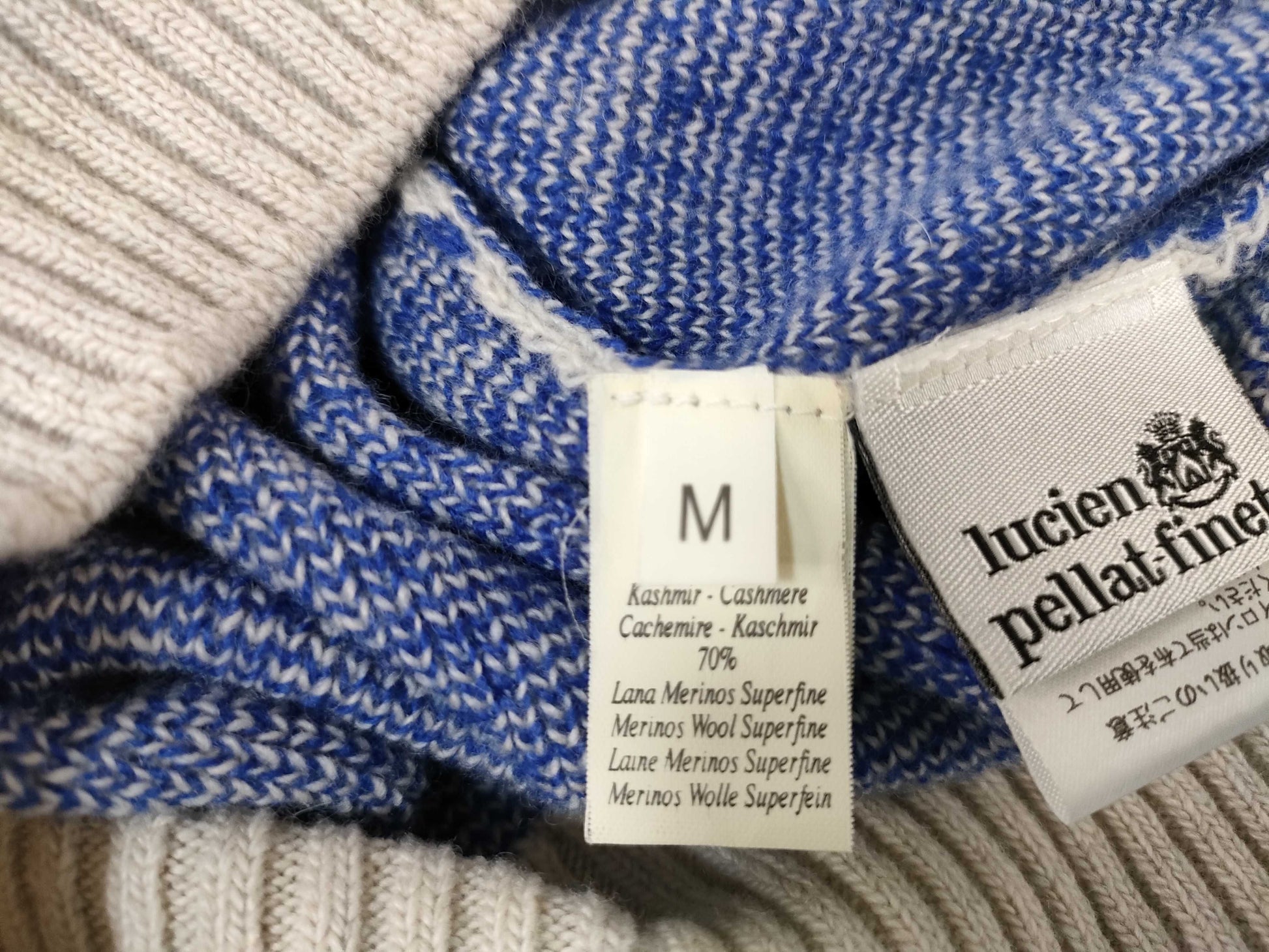 Lucien Pellat-Finet Cashmere and Wool Knit Top, Size M