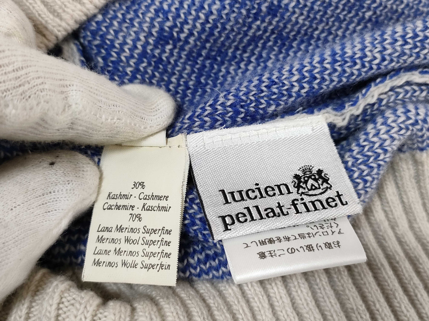 Lucien Pellat-Finet Cashmere and Wool Knit Top, Size M