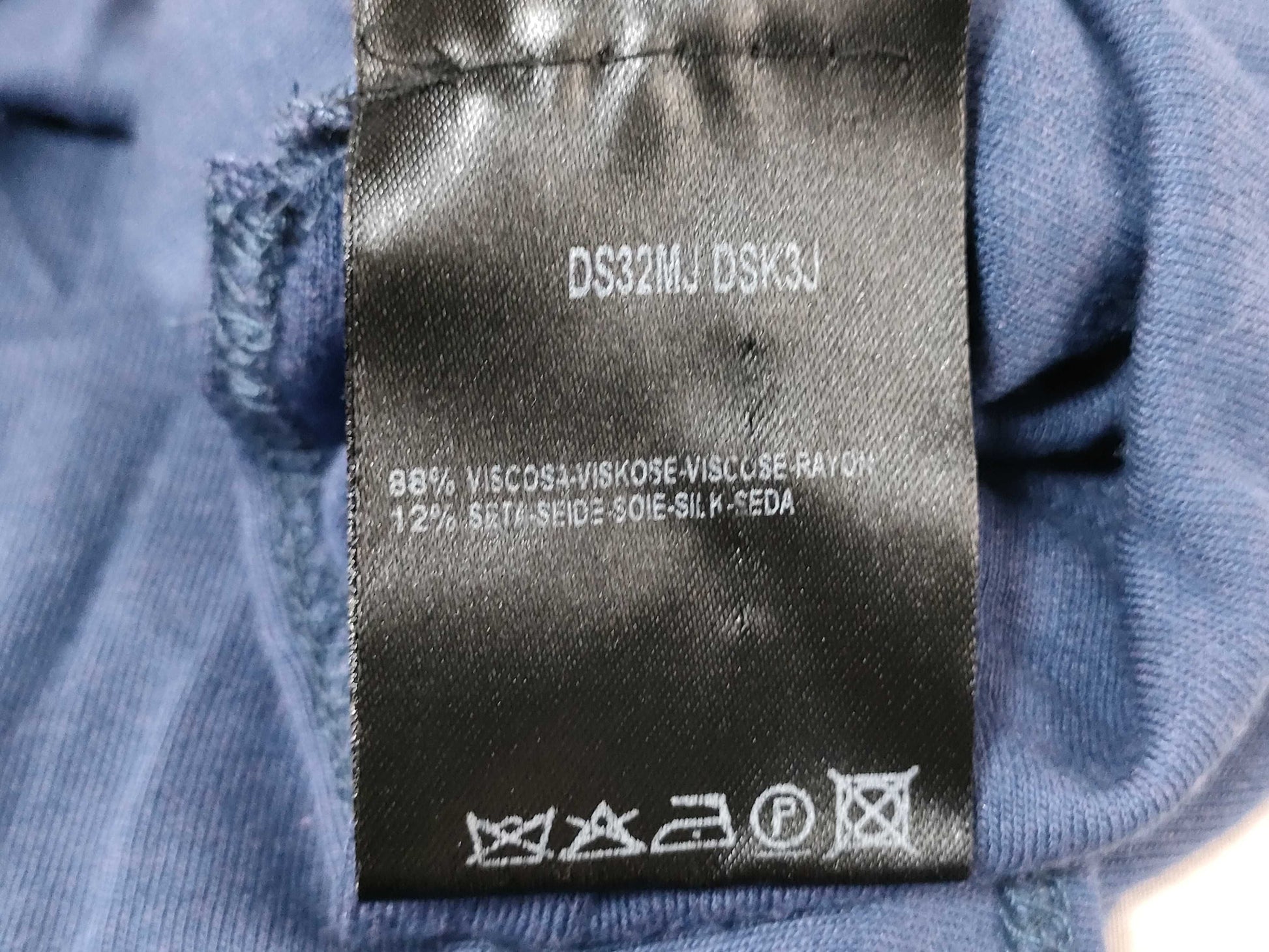 GIORGIO ARMANI Giorgio Armani Cut and Sew Blue Size 50 Top