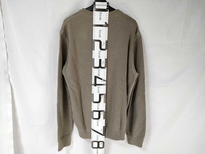 LOUIS VUITTON Knit Top with Suede Trim, Size L