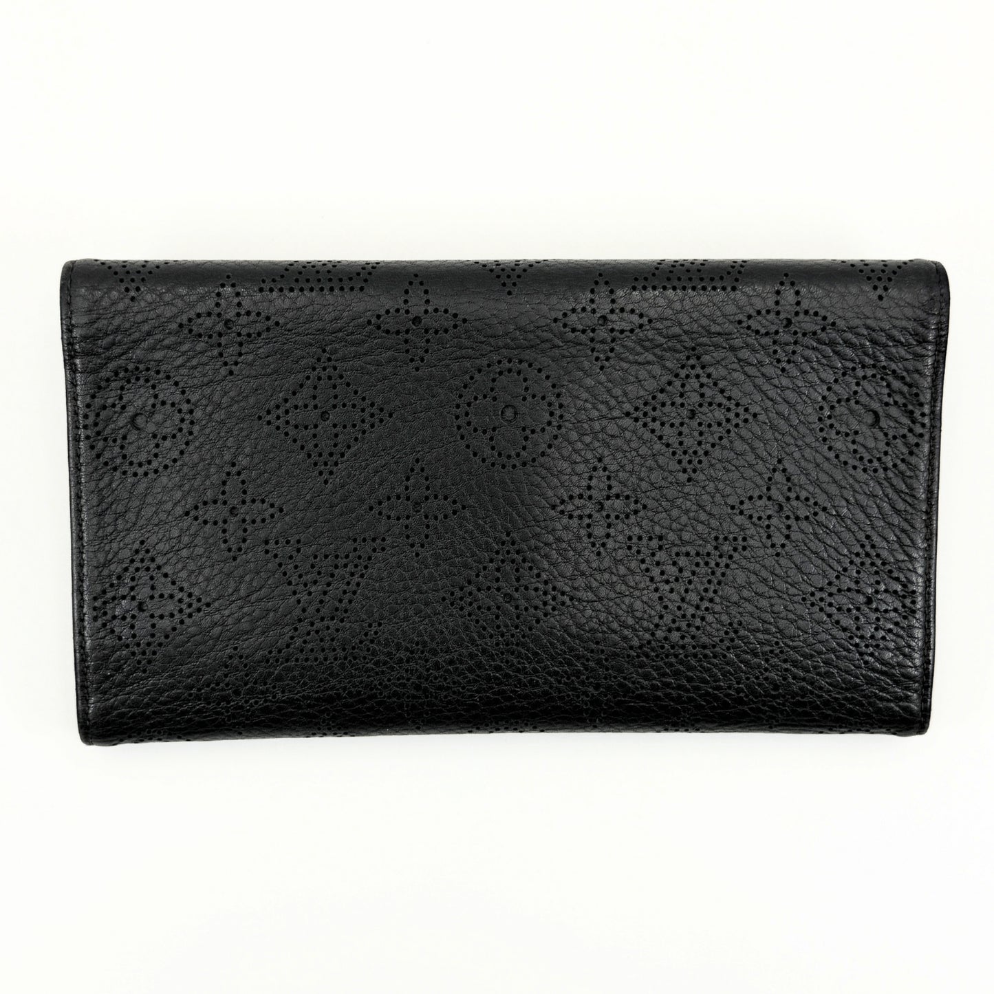 LOUIS VUITTON Mahina Monogram Wallet in Black M95549