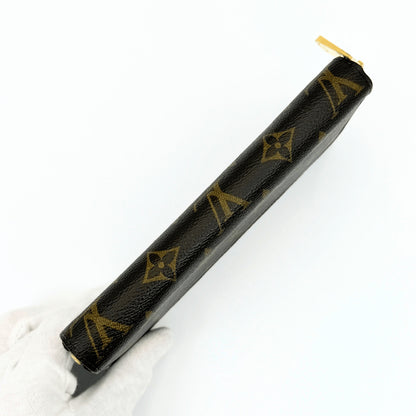 LOUIS VUITTON Monogram Zippy Wallet Rose Ballerine M41894 Wallet