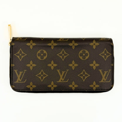 LOUIS VUITTON Monogram Zippy Wallet Rose Ballerine M41894 Wallet