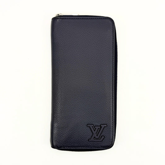 LOUIS VUITTON Aerogram Zippy Wallet Vertical Marine M81767 Wallet