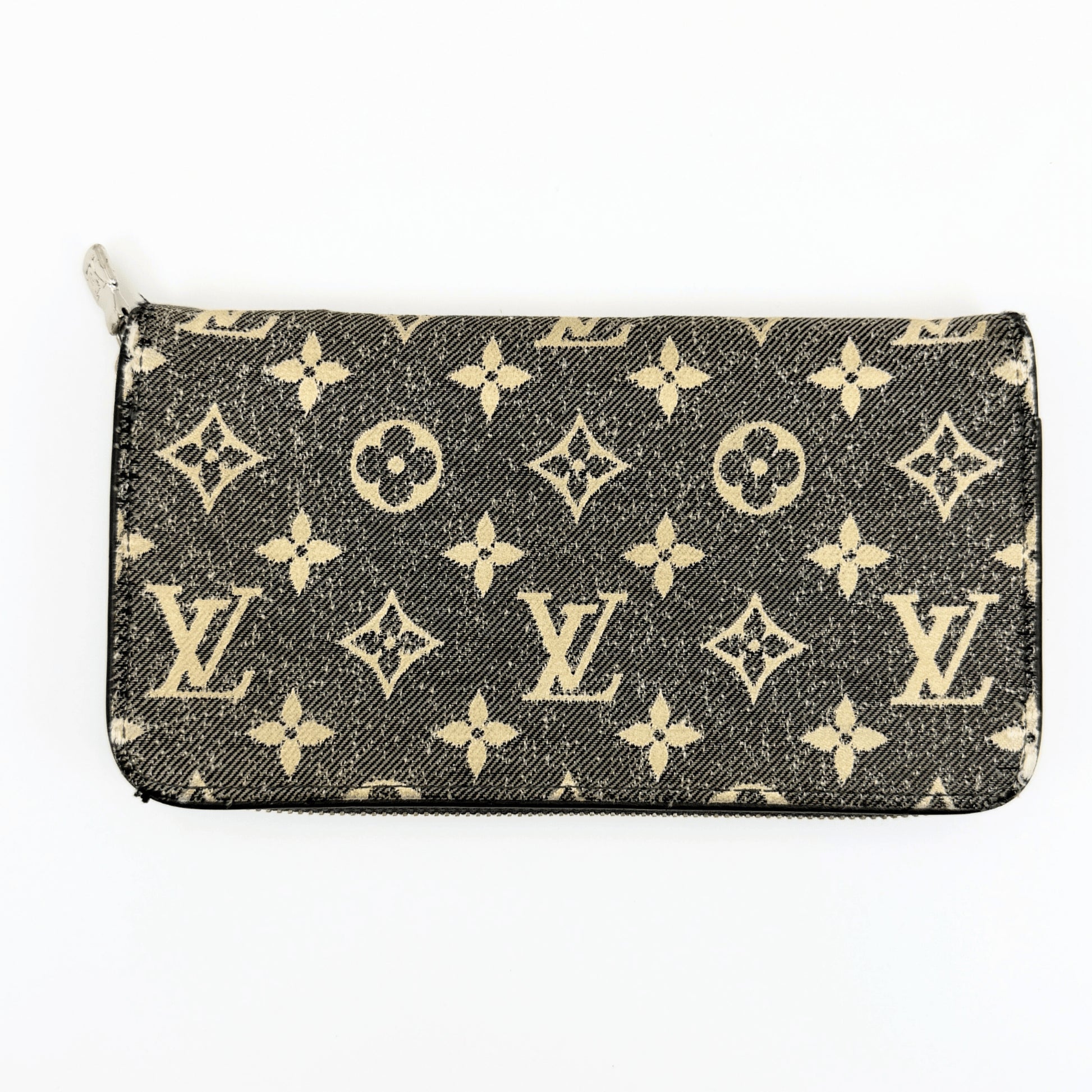 LOUIS VUITTON Monogram Denim Zippy Wallet M81226 Wallet