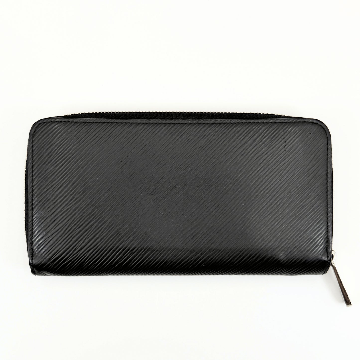 LOUIS VUITTON Epi Zippy Wallet Noir Hot Pink M64838 Wallet