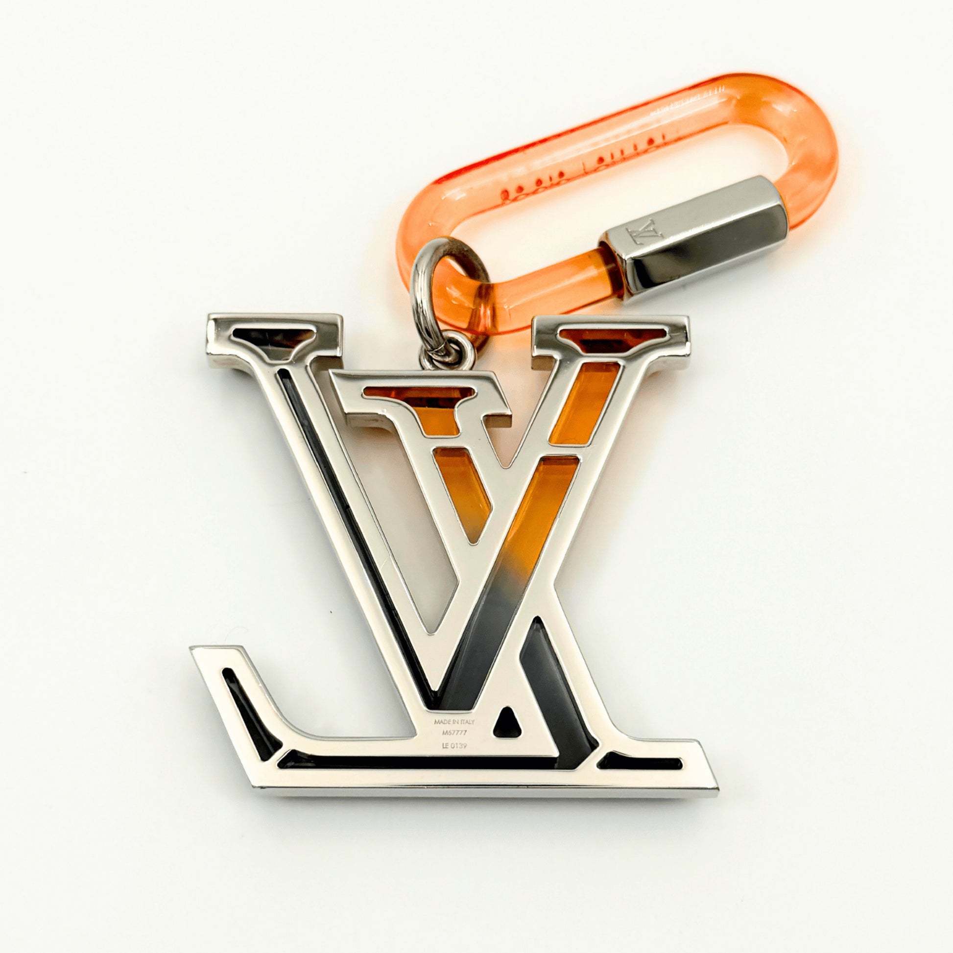 LOUIS VUITTON Bijoux Sac LV Prism Charm Resin Orange M67777 Charm