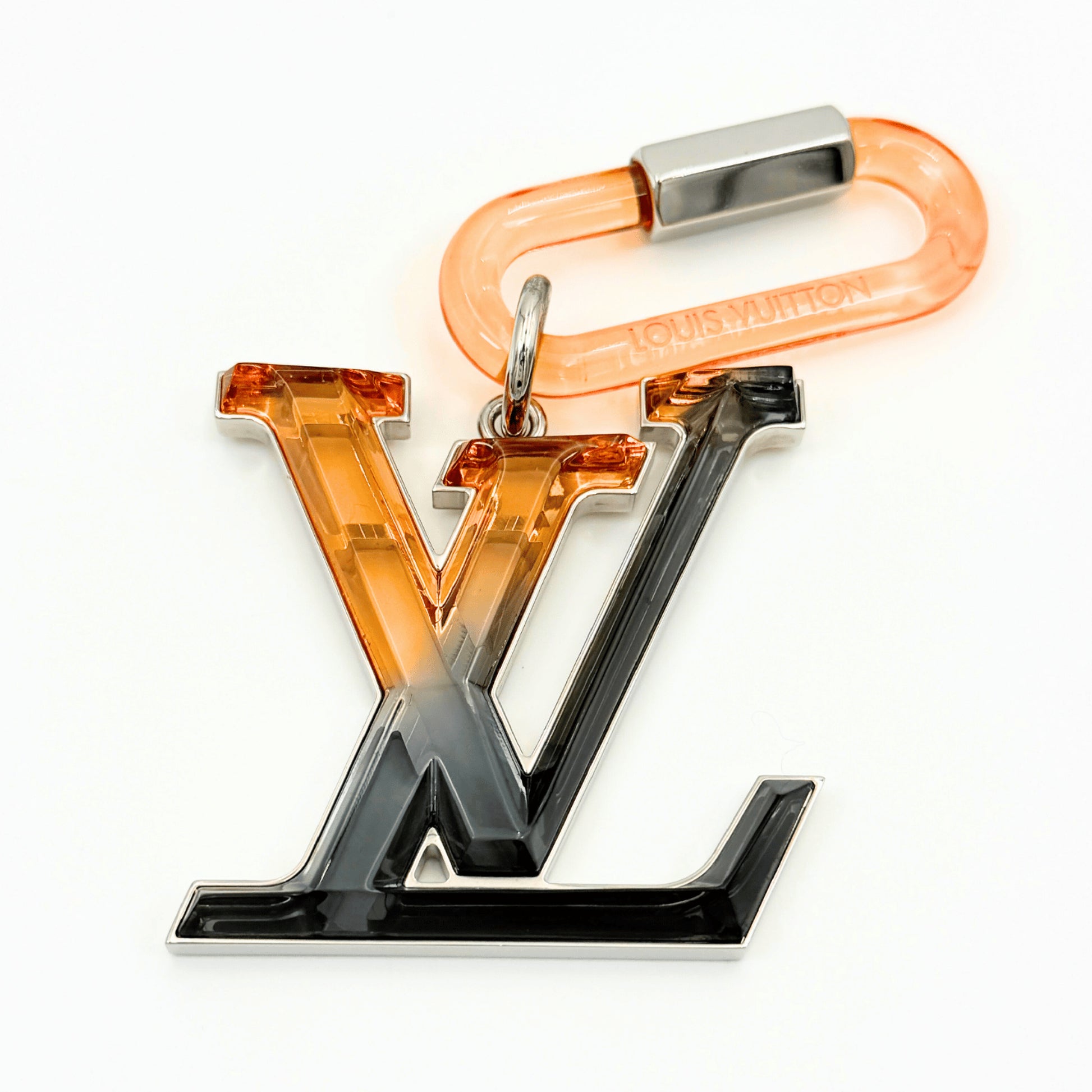 LOUIS VUITTON Bijoux Sac LV Prism Charm Resin Orange M67777 Charm