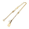 LOUIS VUITTON M63141 Nanogram Miniature Name Tag Necklace 