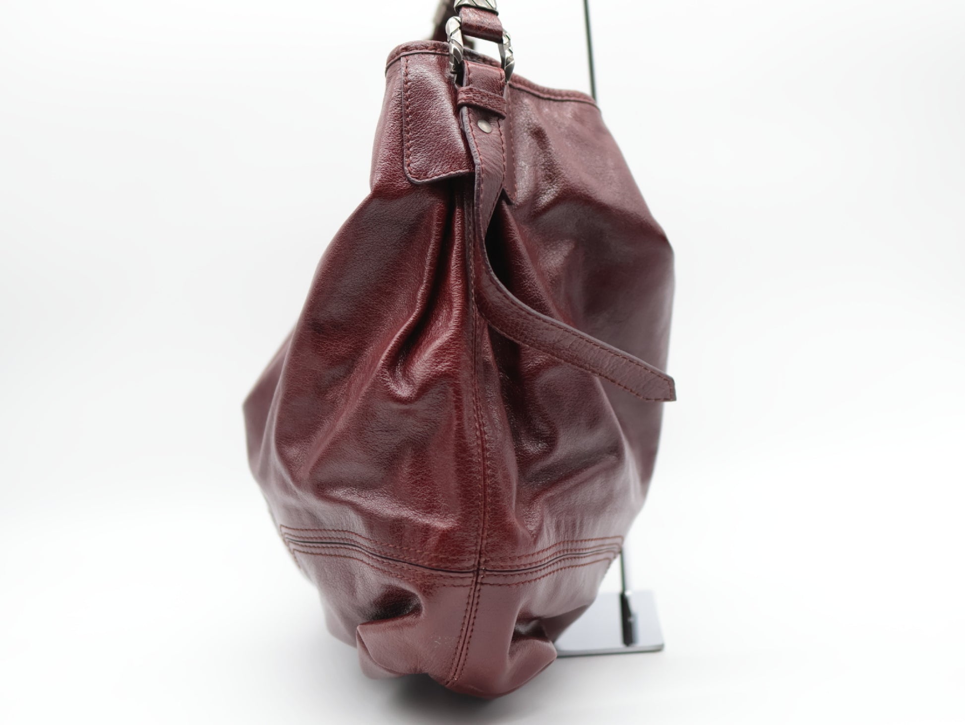 BURBERRY BURBERRY Chain Bag Burgundy Handbag