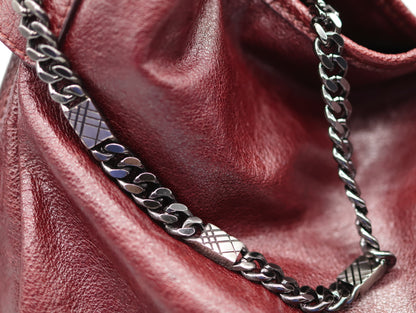 BURBERRY BURBERRY Chain Bag Burgundy Handbag
