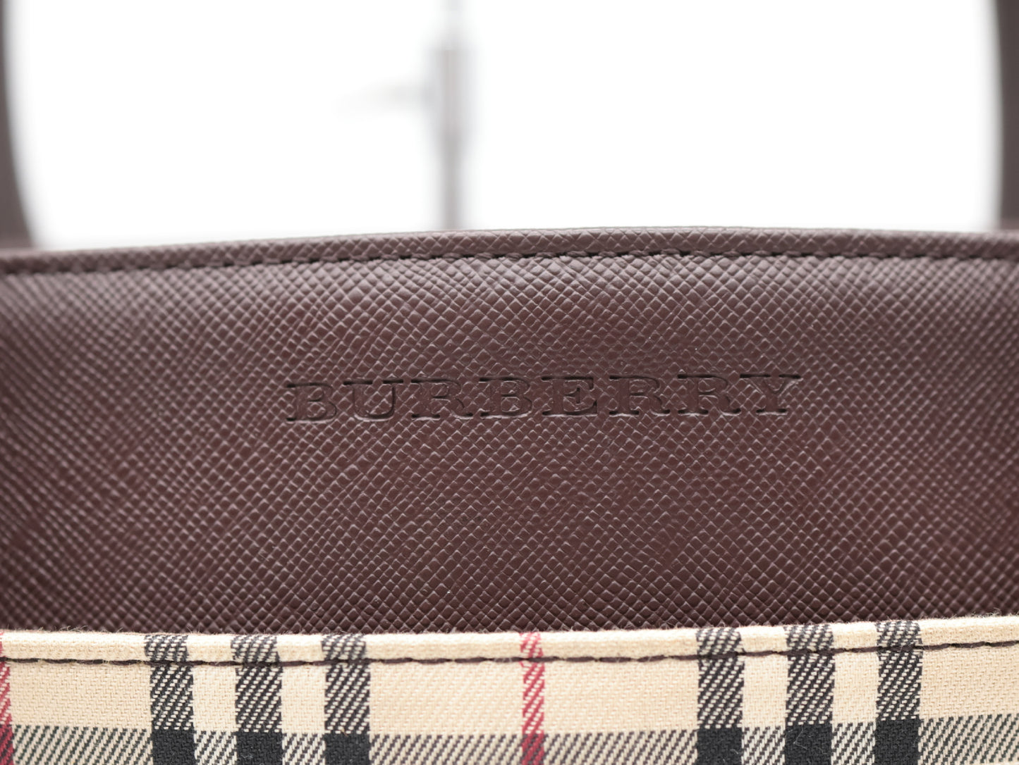 BURBERRY BURBERRY handbag check handbag