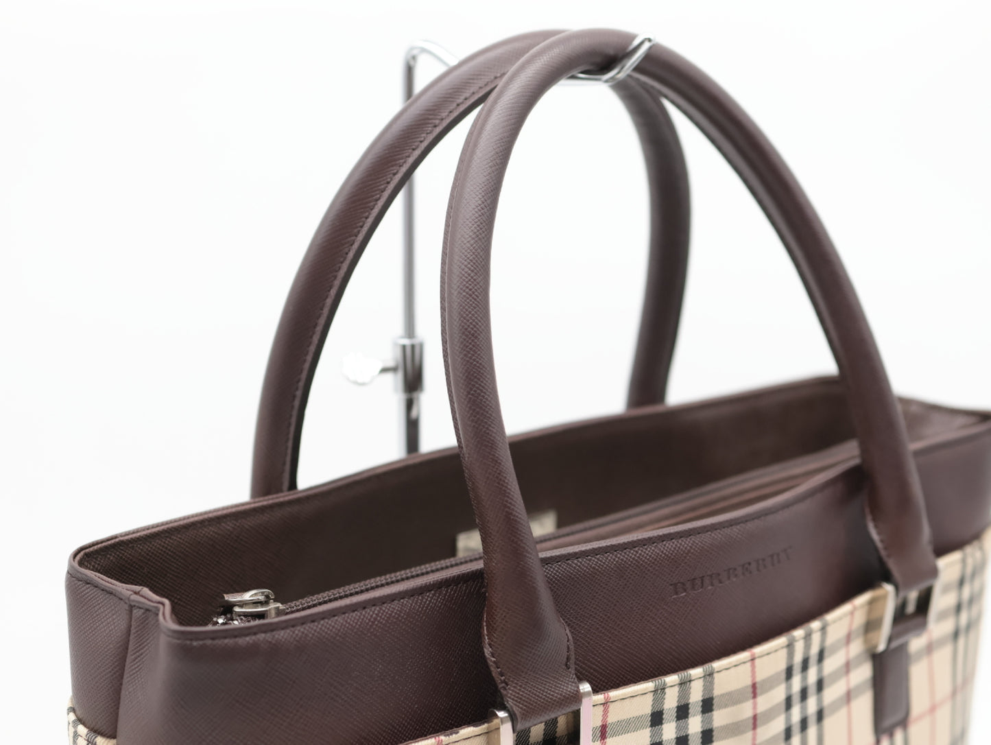 BURBERRY BURBERRY handbag check handbag