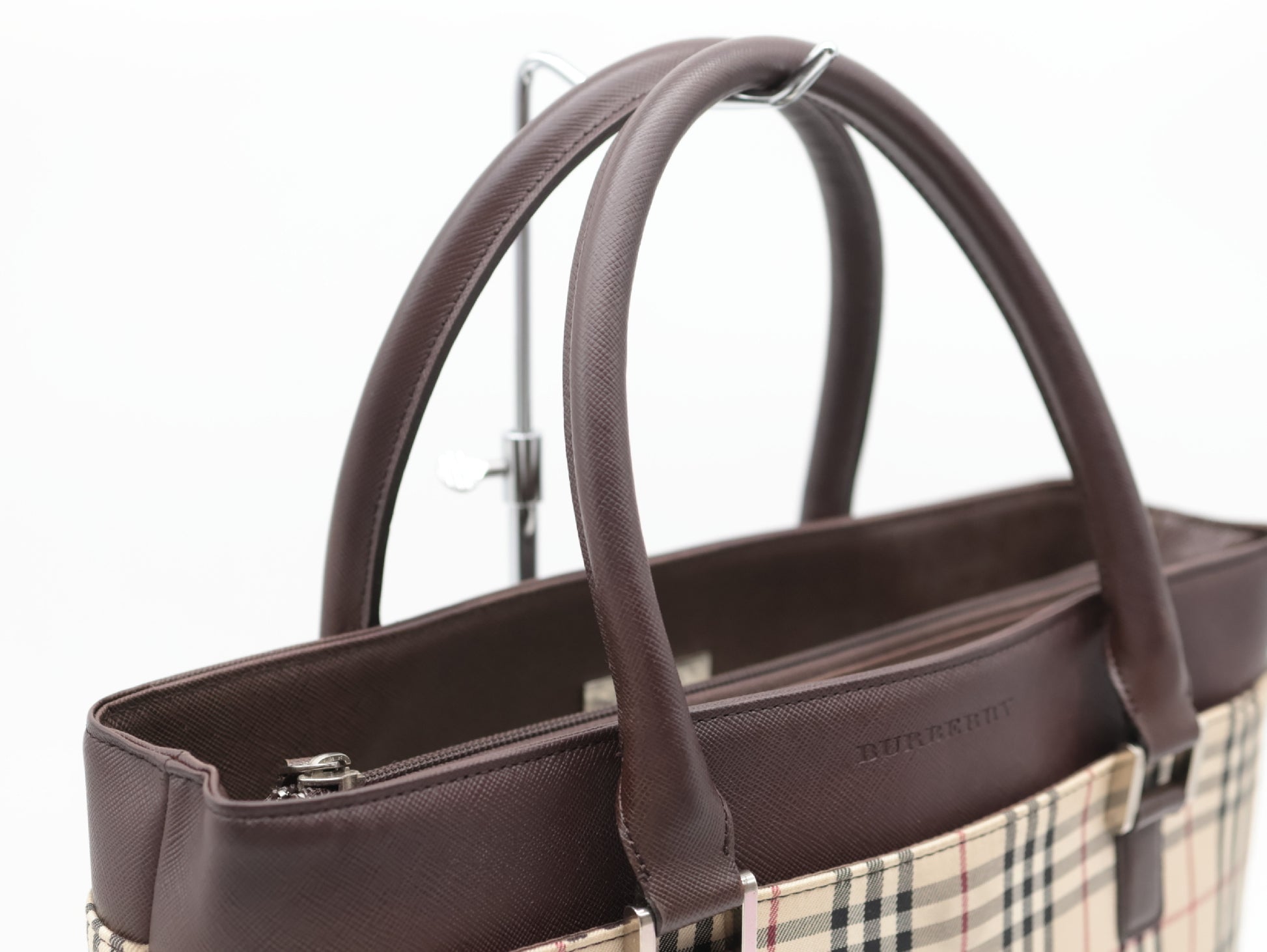 BURBERRY BURBERRY handbag check handbag