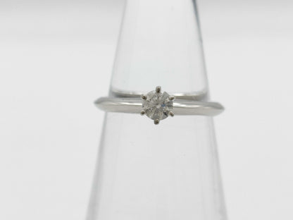 Tiffany & Co. Solitaire D0.24ct PT950 3.6g Ring 