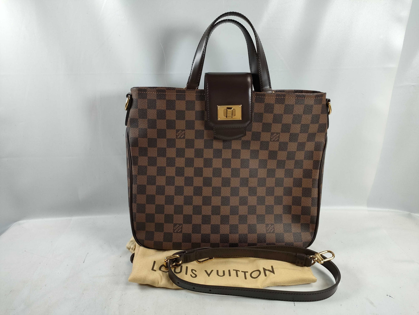 LOUIS VUITTON Damier Cabaret Roseberry Tote Bag N41177 2-Way Shoulder Bag
