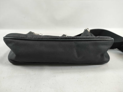 PRADA Re-Nylon 2005 Triangle Logo Plate 2-Way Nylon Shoulder Bag 1BH204