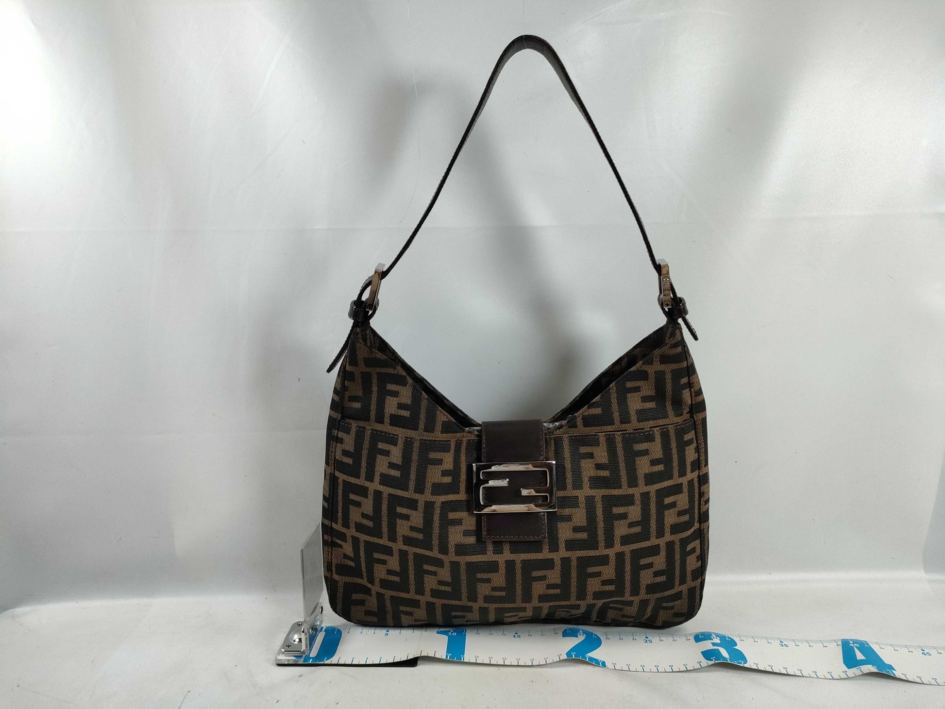 FENDI Zucca Mamma Bucket One-Shoulder Bag, Brown, 26569, Shoulder Bag