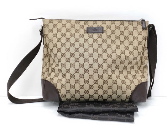 GUCCI GG Shoulder Bag 110054/204991 GG Canvas with Pouch