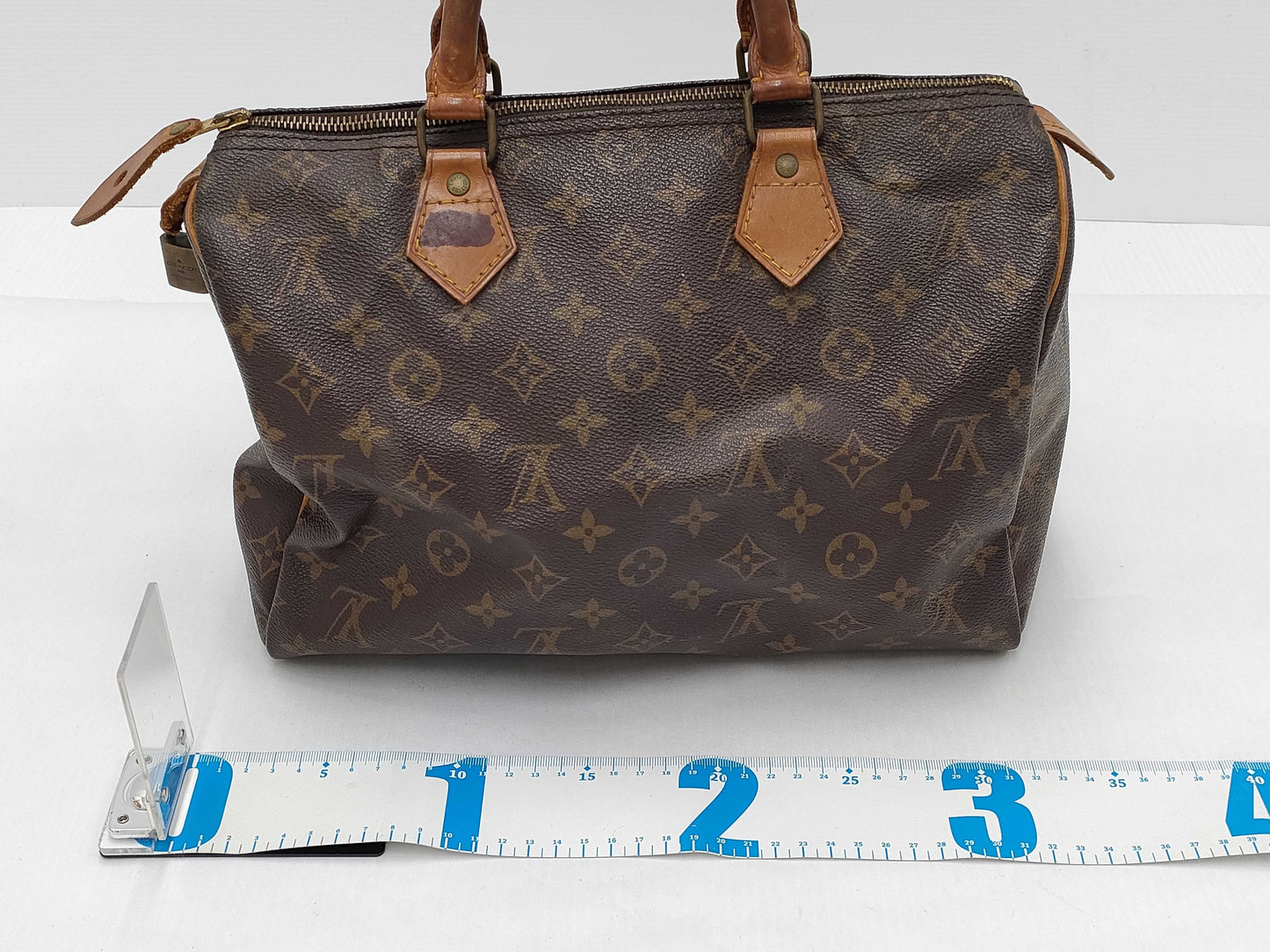 LOUIS VUITTON Monogram LV Speedy 30 M41109 Monogram Boston Bag