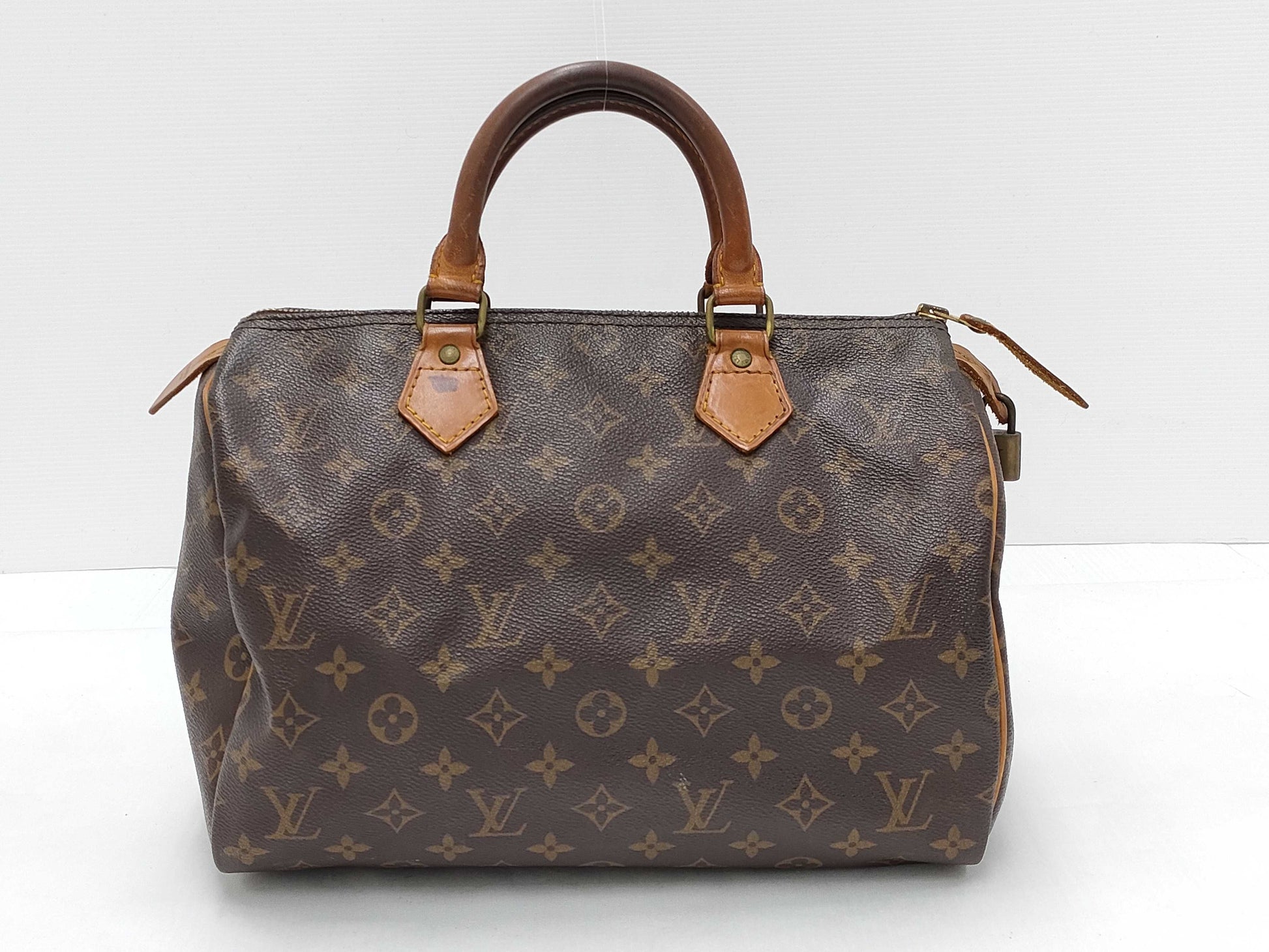 LOUIS VUITTON Monogram LV Speedy 30 M41109 Monogram Boston Bag