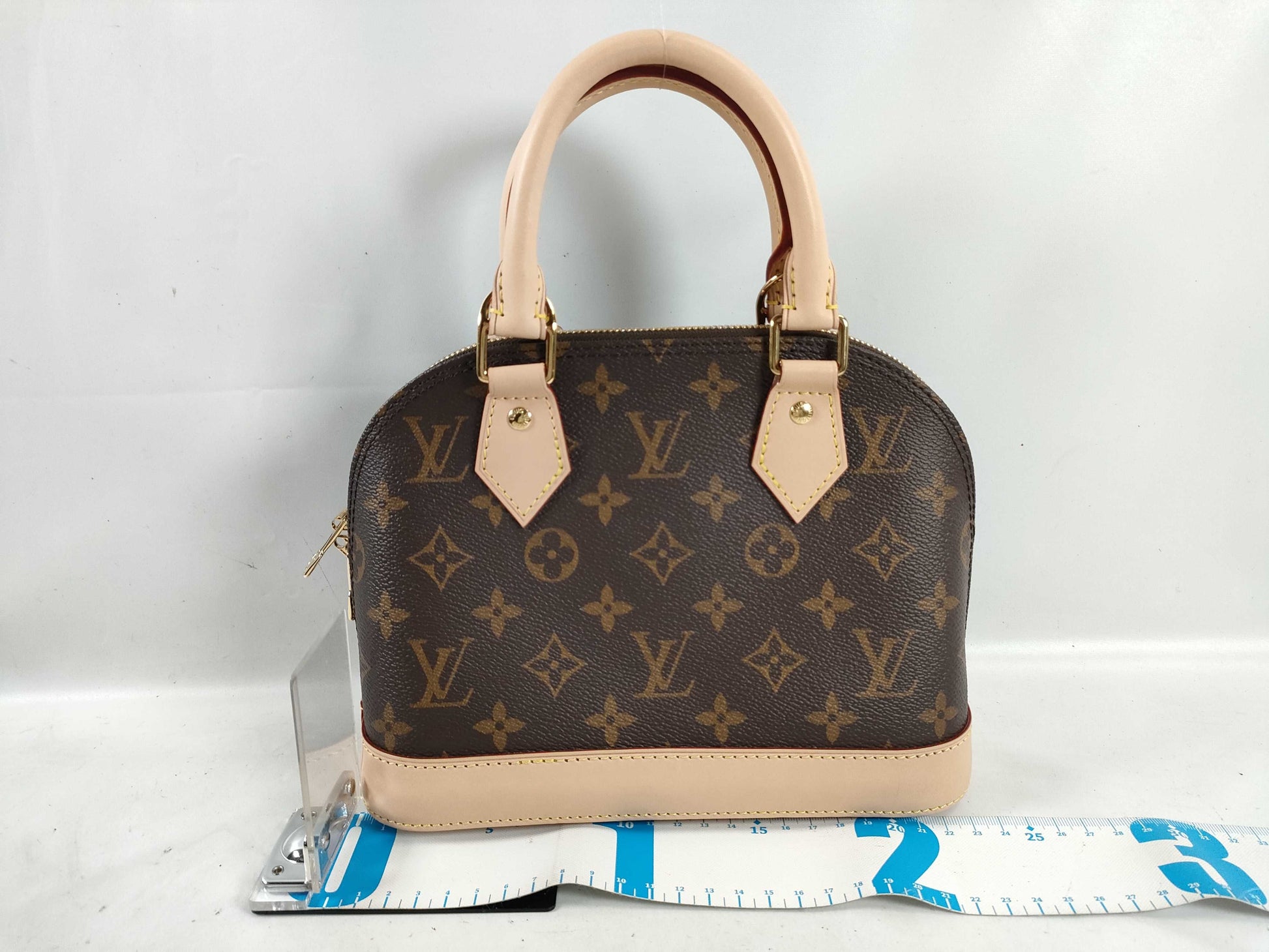 LOUIS VUITTON Monogram Louis Vuitton M46990 Monogram Alma BB Handbag