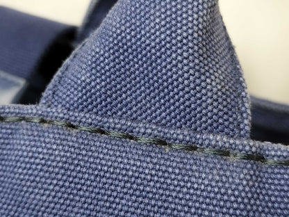 PRADA Canapa Denim 2-way Handbag