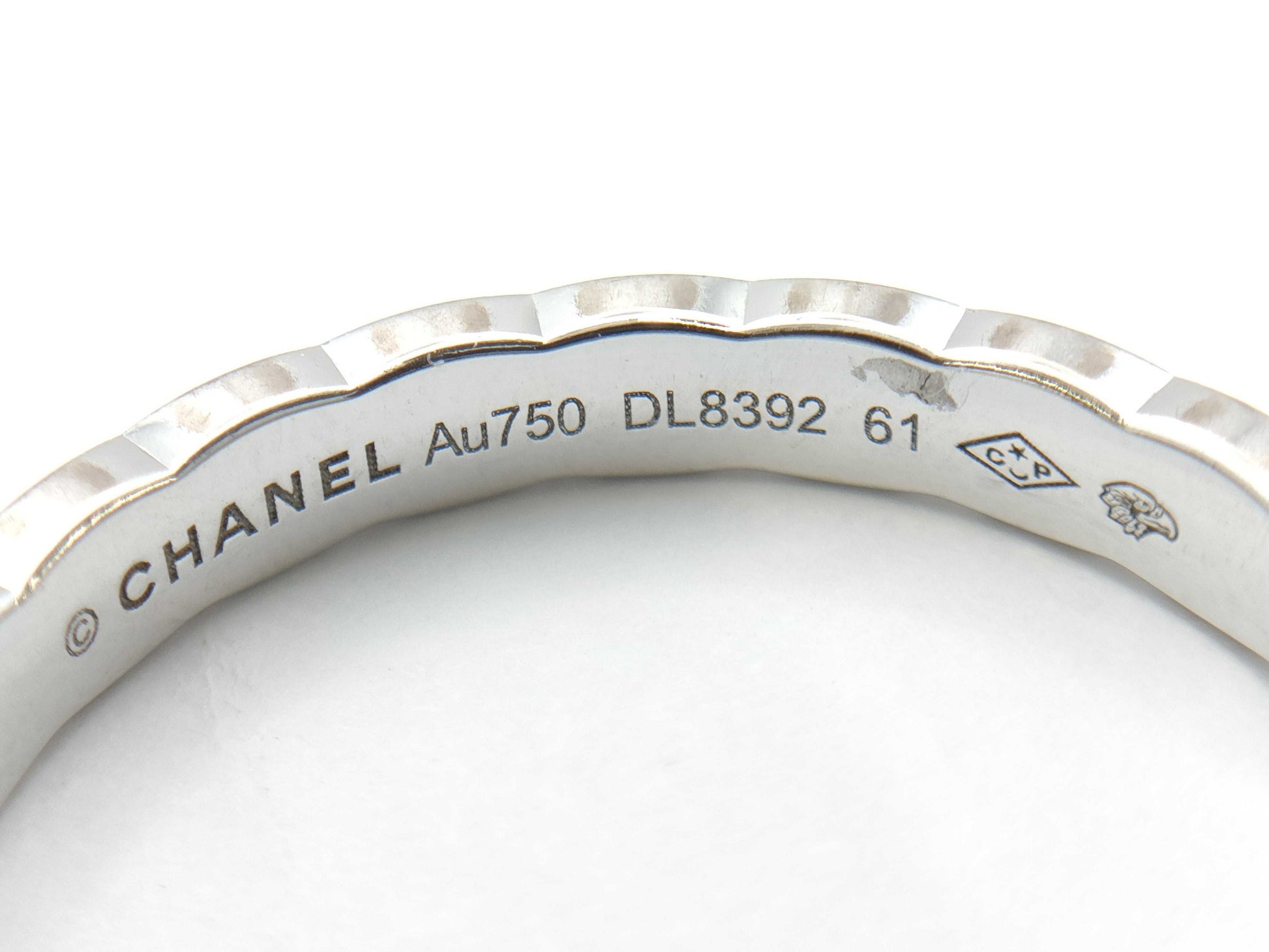 CHANEL Coco Crush #61 WG Au750 4.7g Ring 
