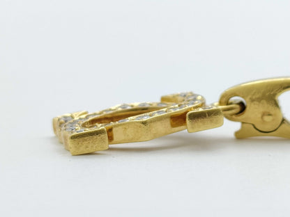 Cartier 2C Diamond 750 2.1g Pendant Top 