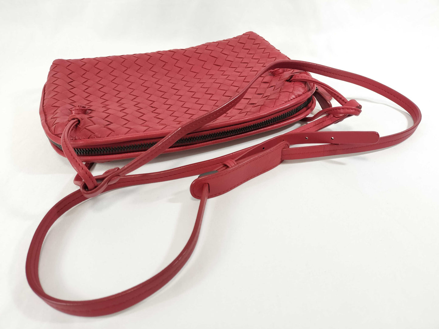 BOTTEGA VENETA Intrecciato Shoulder Bag with Mirror 245354 Shoulder Bag