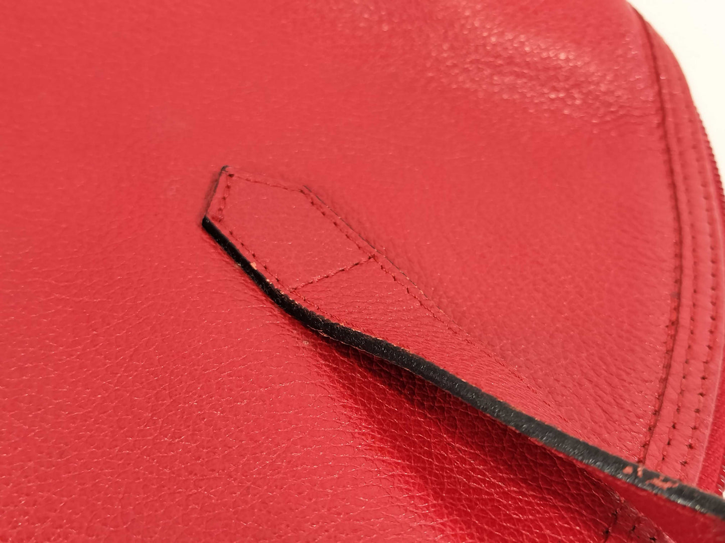 Yves Saint Laurent Cassandra Logo Stitch Round Tote Bag