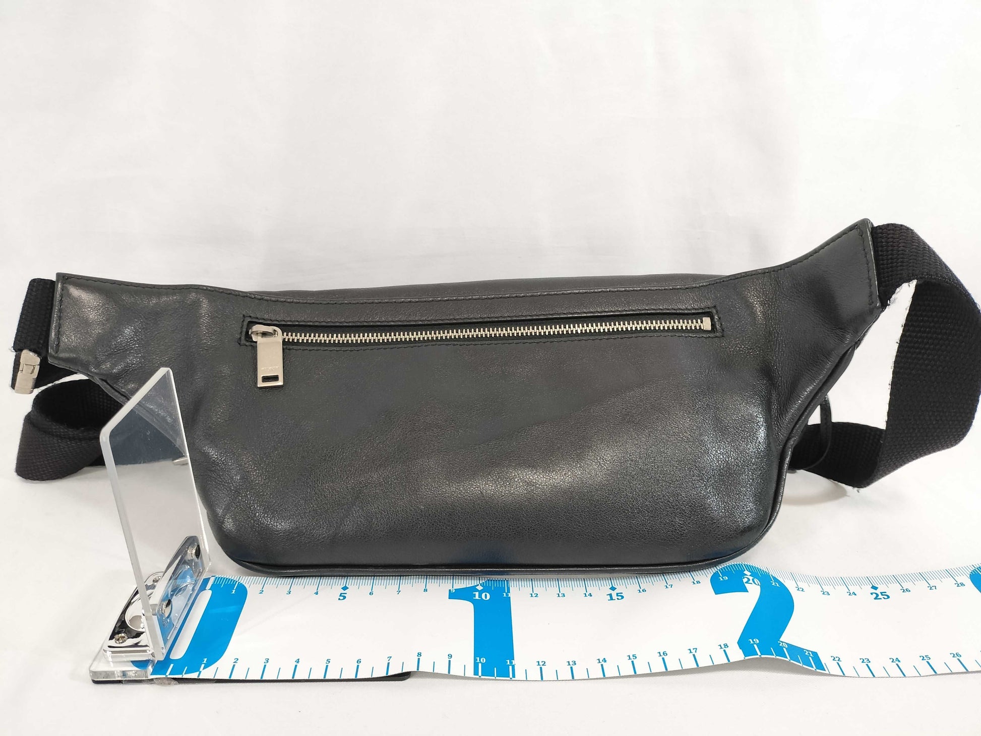Yves Saint Laurent Leather Waist Pouch Waist Bag