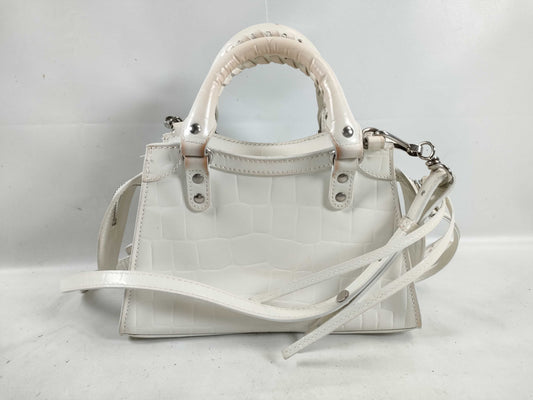 BALENCIAGA Embossed 2-way City Handbag