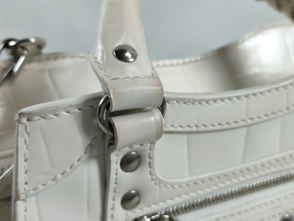 BALENCIAGA Embossed 2-way City Handbag