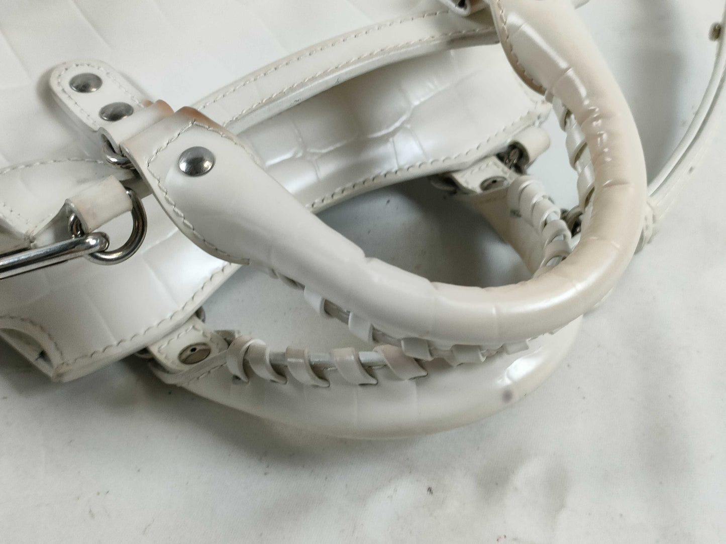 BALENCIAGA Embossed 2-way City Handbag