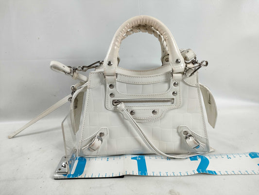 BALENCIAGA Embossed 2-way City Handbag