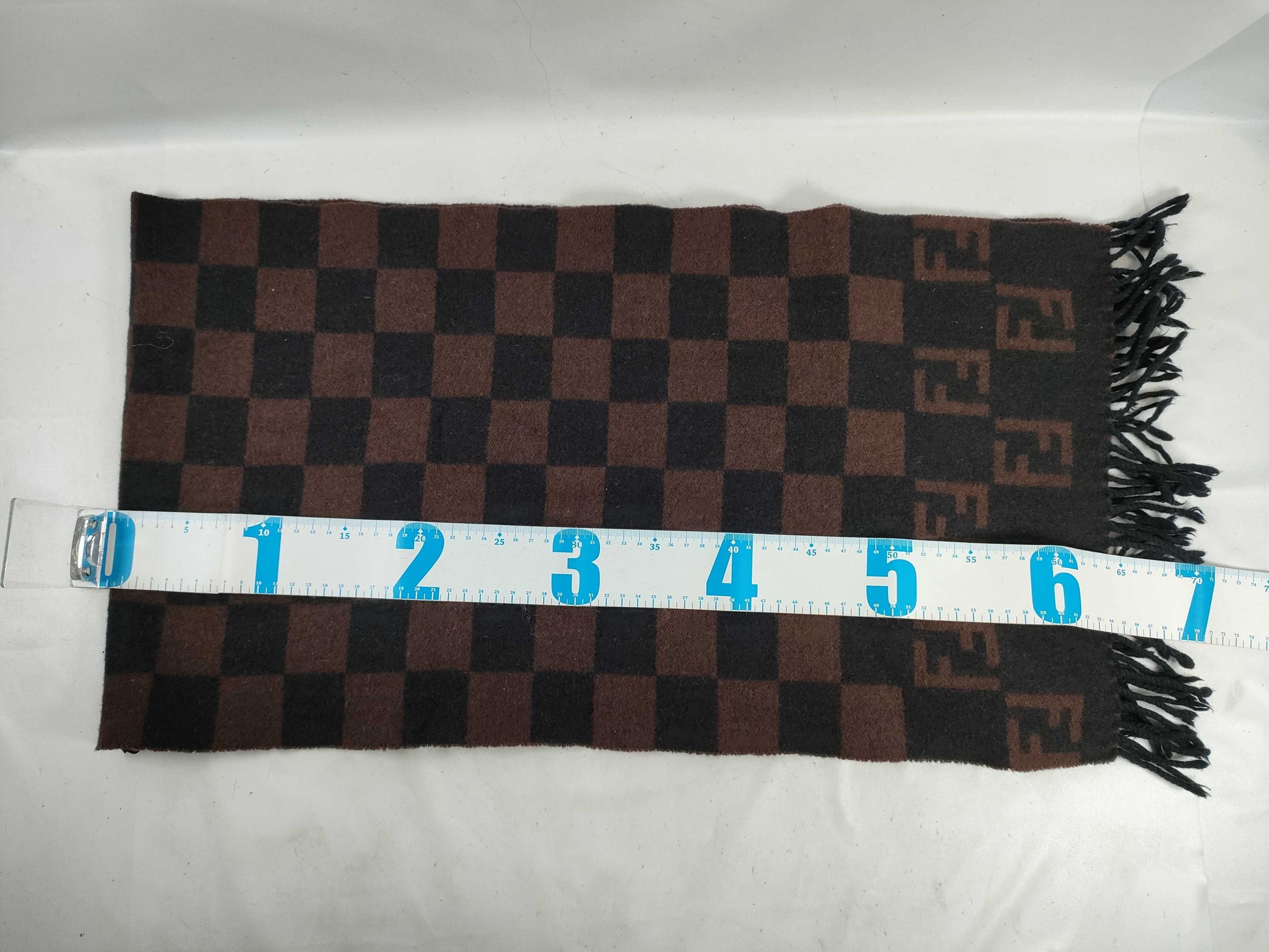 FENDI Zucca pattern scarf